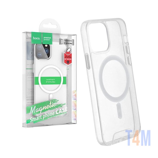 Capa Protetor Anti-queda Magnético Hoco para iPhones 14 Tansparente